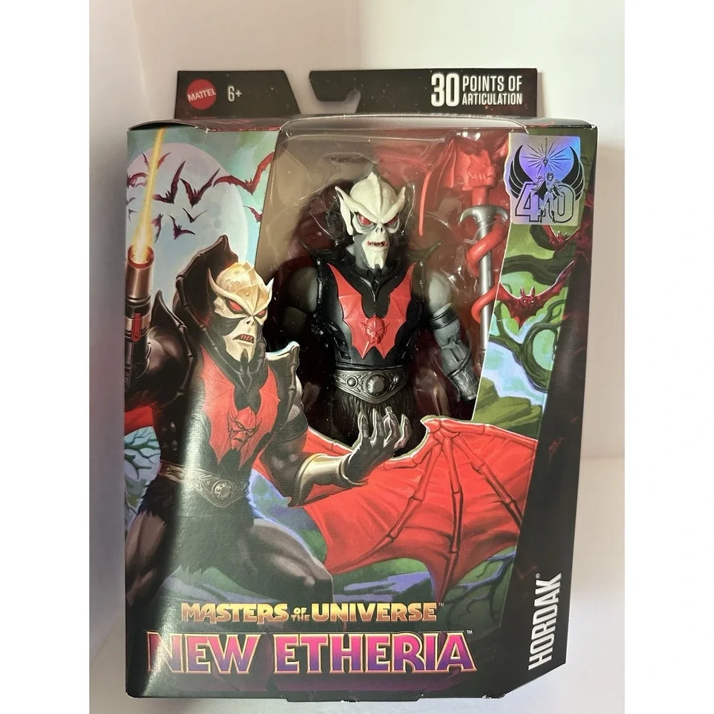 Masters of the Universe New Eternia Hordak Figure 40th Anniversary Mattel MOTU